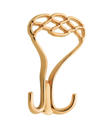 Clasice - Agatatoare cuier mare Luxe, finisaj aur lacuit CB, 140x88x48 mm