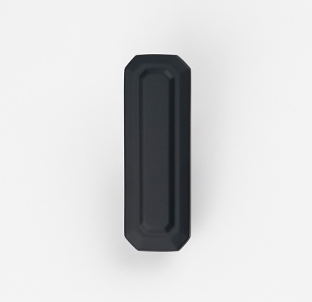 Agatatoare cuier mica King, finisaj negru mat CB, 75x25x38 mm [1]