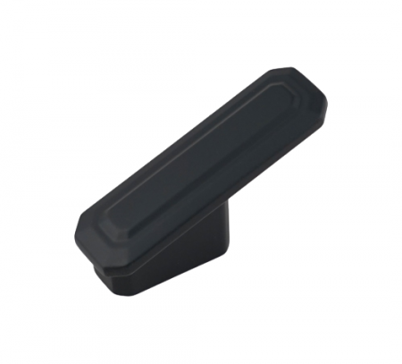 Moderne - Agatatoare cuier mica King, finisaj negru mat CB, 75x25x38 mm