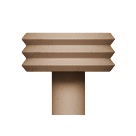 Agatatoare cuier Pulse Color, finisaj maro ceramic, 65x57 mm [6]