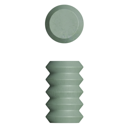 Agatatoare cuier Pulse Color, finisaj verde matcha, 28x45 mm [1]