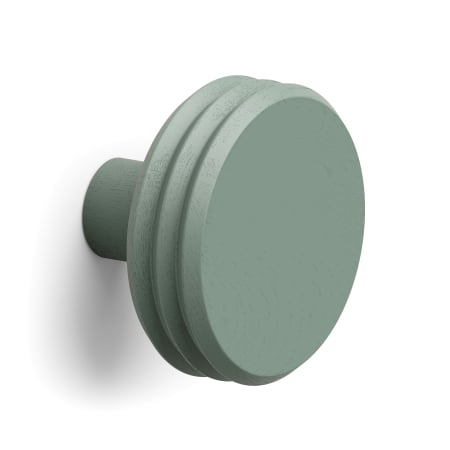 Moderne - Agatatoare cuier Pulse Color, finisaj verde matcha, 92x62 mm