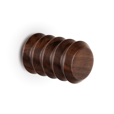Moderne - Agatatoare cuier Pulse, finisaj nuc, 28x45 mm