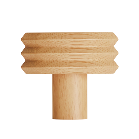 Agatatoare cuier Pulse, finisaj stejar, 65x57 mm [4]