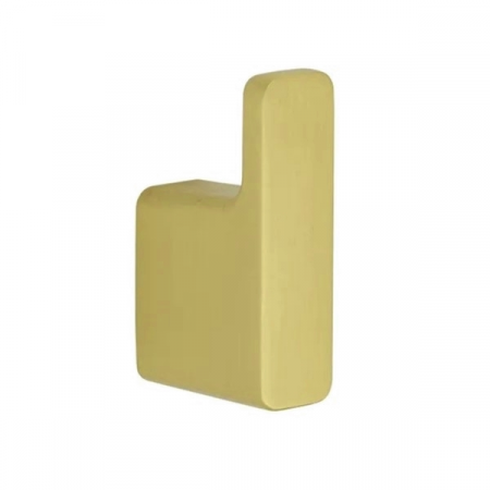 Moderne - Agatatoare cuier simpla Leta, finisaj alama satin CB, 58x17x34 mm