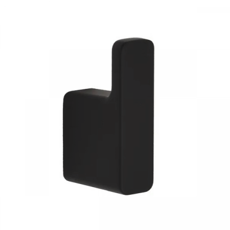 Moderne - Agatatoare cuier simpla Leta, finisaj negru mat CB, 58x17x34 mm