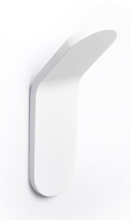 Moderne - Agatatoare cuier Tik, finisaj alb mat, 40x125x47 mm