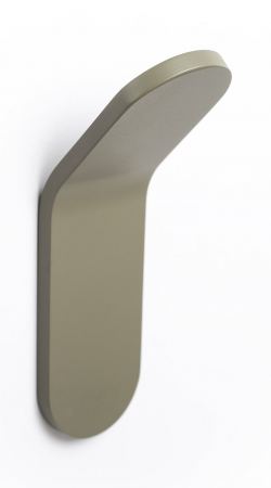 Moderne - Agatatoare cuier Tik, finisaj gri muschi, 40x125x47 mm