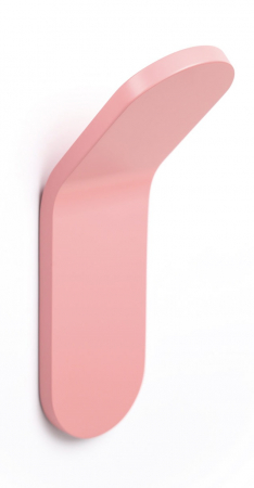 FERONERIE SI ACCESORII MOBILA - Agatatoare cuier Tik, finisaj roz, 40x125x47 mm
