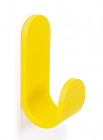 Moderne - Agatatoare cuier Tok, finisaj galben, 40x100x47 mm