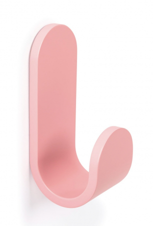Accesorii mobilier - Agatatoare cuier Tok, finisaj roz, 40x100x47 mm