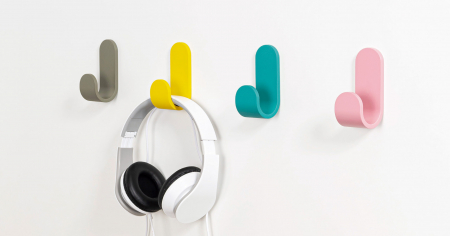 Agatatoare cuier Tok, finisaj turcoaz, 40x100x47 mm [4]