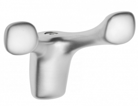 Moderne - Agatatoare cuier Toledo, finisaj aluminiu GT, 58.5X79X38 mm