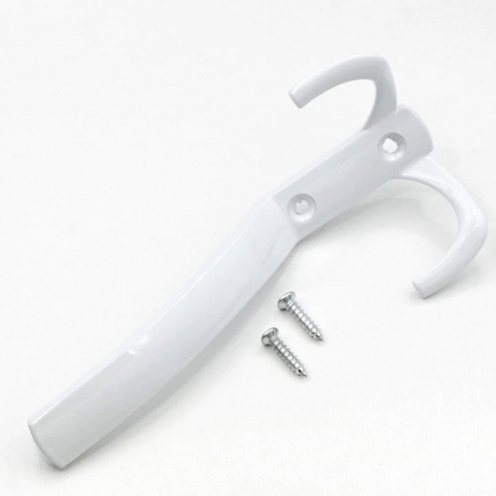 Agatatoare cuier tripla FCH-09, finisaj alb [1]