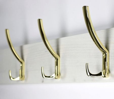 Agatatoare cuier tripla FCH-09, finisaj auriu [3]