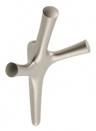 Agatatori cuier - Agatatoare cuier Walencia, finisaj otel periat GT, 164x107x58 mm