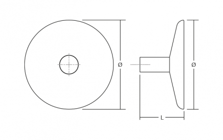 Agatatoare cuier Zoot, finisaj negru mat cu negru lacuit, D120 mm [3]