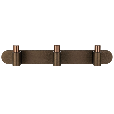 Agatatori cuier Casey Rack, finisaj maro metalic texturat/bronz mat, 340x43x62 mm [1]