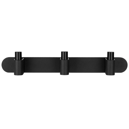 Agatatori cuier Casey Rack, finisaj negru lava texturat/negru mat, 340x43x62 mm [1]