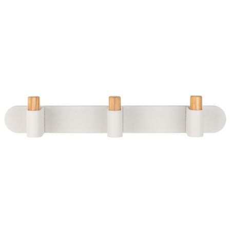 Agatatori cuier Casey Rack, finisaj piatra texturata alba/stejar, 340x43x62 mm [1]