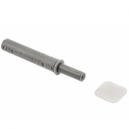 Amortizoare inchidere usi - Amortizor bumper incastrat cu magnet pentru usa mobilier, antracit, L:70.2 mm