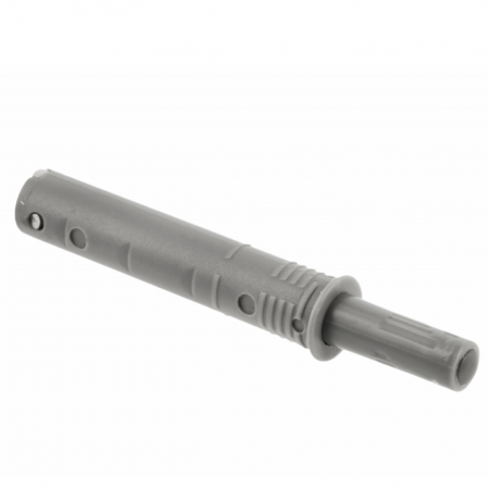 Amortizoare inchidere usi - Amortizor bumper incastrat pentru usa mobilier, antracit, L:70.2 mm