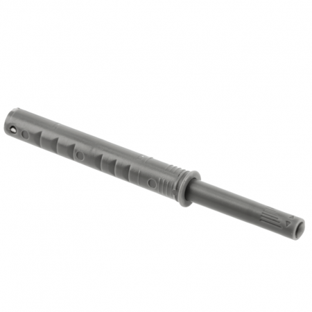 Amortizoare inchidere usi - Amortizor bumper incastrat pentru usa mobilier, antracit, L:107 mm
