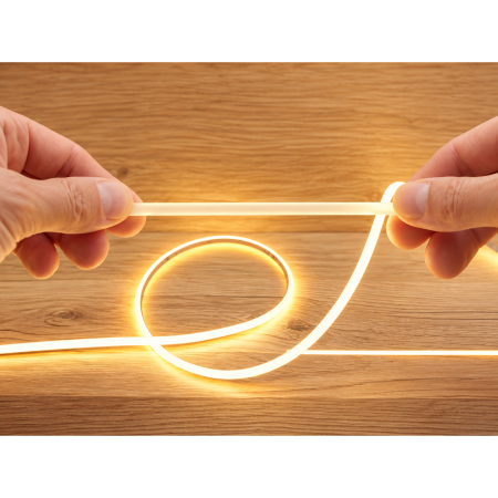 Bandă LED COB Siro pentru mobilier, lumină neutră, 400 LED/m, 420 lm/m, 4 W/m, 24V, IP20, 5 m [3]