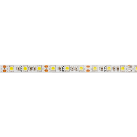 Bandă LED Flash GTV, lumină caldă, 60 LED/m, 900 lm/m, 14,4 W/m, 12V, IP20, 5 m [1]