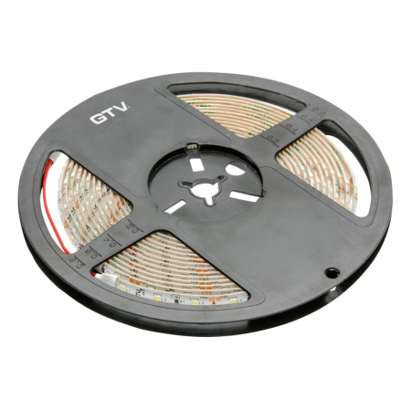 FERONERIE SI ACCESORII MOBILĂ - Bandă LED Flash GTV, lumină neutră, 60 LED/m, 730 lm/m, 11 W/m, 12V, IP65, 5 m