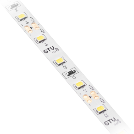 Bandă LED Flash GTV, lumină neutră, 60 LED/m, 750 lm/m, 6 W/m, 12V, IP20, 5 m [1]