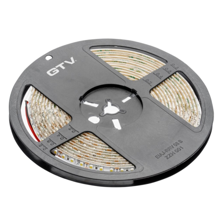 FERONERIE SI ACCESORII MOBILĂ - Bandă LED Flash GTV, lumină rece, 120 LED/m, 520 lm/m, 9,6 W/m, 12V, IP65, 5 m
