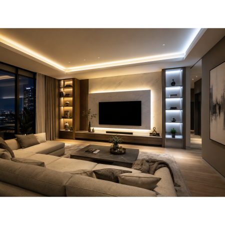 Bandă LED Flash GTV, lumină reglabilă CCT, 120 LED/m, 700 lm/m, 10 W/m, 12V, IP20, 5 m [2]