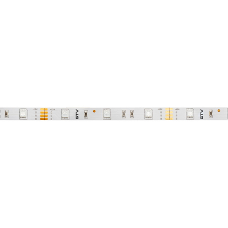 Bandă LED Flash GTV, lumină RGB, 30 LED/m, 7,2 W/m, 12V, IP20, 5 m [1]
