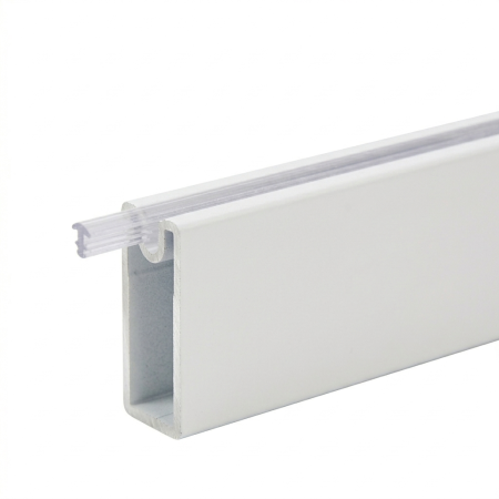 FERONERIE SI ACCESORII MOBILA - Bara haine rectangulara Adinor, alba, 2ML