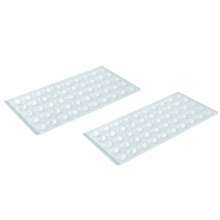 Accesorii diverse - Buline autoadezive pentru mobilier, set 100 bucati, silicon transparent, D:10 mm