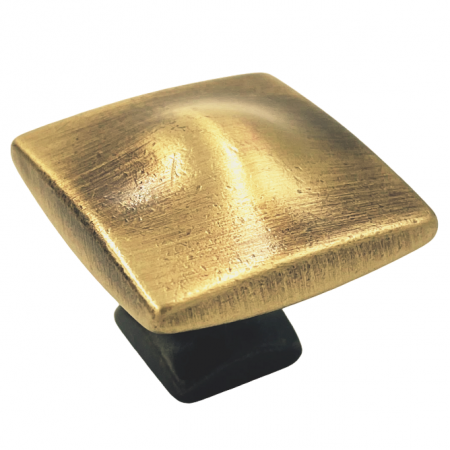 Butoni - Buton pentru mobila Gao, finisaj bronz antichizat, 30x30 mm