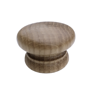 Buton din lemn pentru mobilier Devon, finisaj stejar, D:41 mm [0]