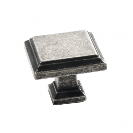 Butoni - Buton pentru mobila Palace, finisaj argint antichizat, 32x32 mm