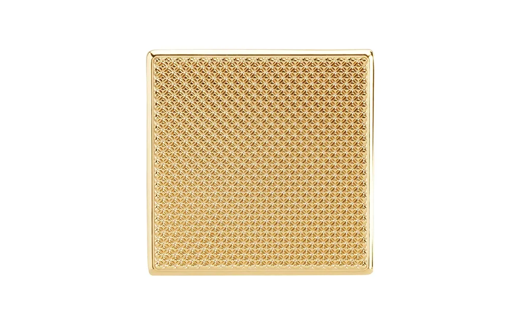 Buton patrat pentru mobila Caro, finisaj aur lacuit CB, 64x64x26 mm [1]