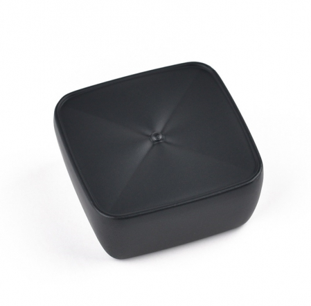 Butoni - Buton pentru mobila Alan, finisaj negru mat CB, 16 mm