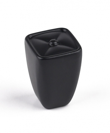 Butoni - Buton pentru mobila Alan, finisaj negru mat CB, 28 mm