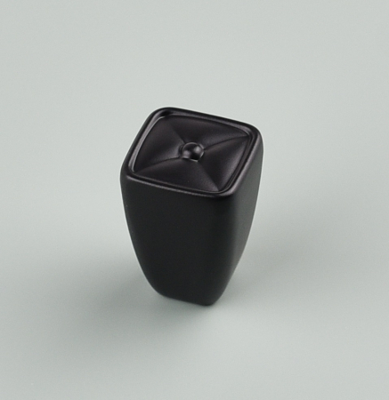 Buton pentru mobila Alan, finisaj negru mat CB, 28 mm [4]
