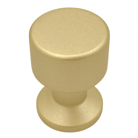 Buton pentru mobila Alaz, finisaj alama satin CB, Ø:22 mm [1]