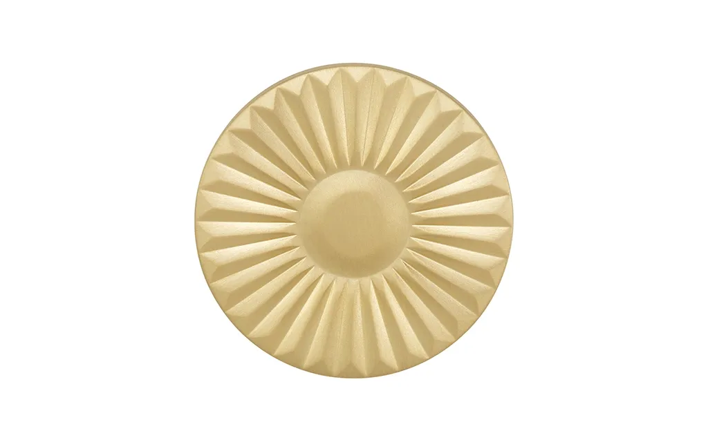 Buton pentru mobila Alper, finisaj alama satin CB, 16 mm [1]