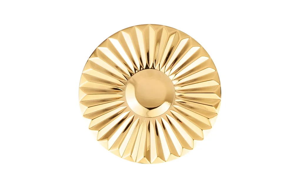 Buton pentru mobila Alper, finisaj aur lacuit CB, 16 mm [1]