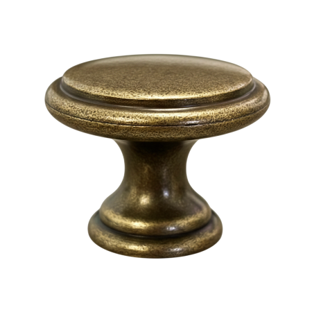 Buton pentru mobila Amber, finisaj alama antichizata, D:30 mm [2]