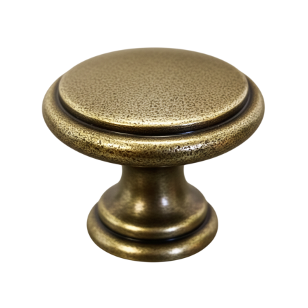 Butoni - Buton pentru mobila Amber, finisaj alama antichizata, D:30 mm