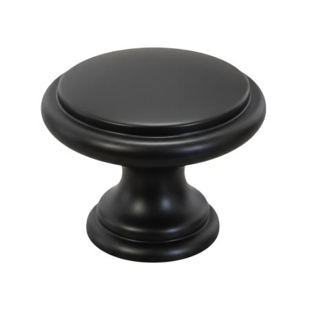 Butoni - Buton pentru mobila Amber, finisaj negru cobalt, D:30 mm