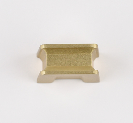 Buton pentru mobila Aron, finisaj alama satin CB, 16 mm [1]